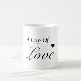 Um presente de caneca de amor