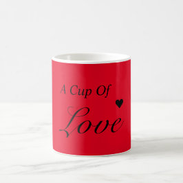Um presente de caneca de amor