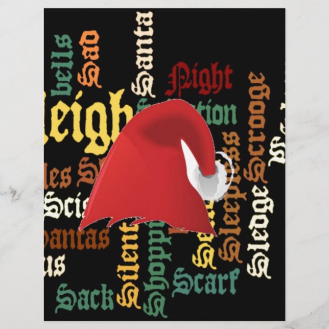 Um presente de Natal Tenha um belo dia e uma noite (Frente)