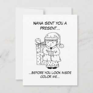 Um presente do cartão de férias da Nana