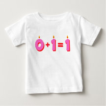 Um primeiro aniversario Rosa Menininha Camiseta