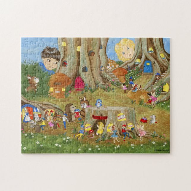 Um Quebra-cabeça de Surpresa Mágica (Horizontal)