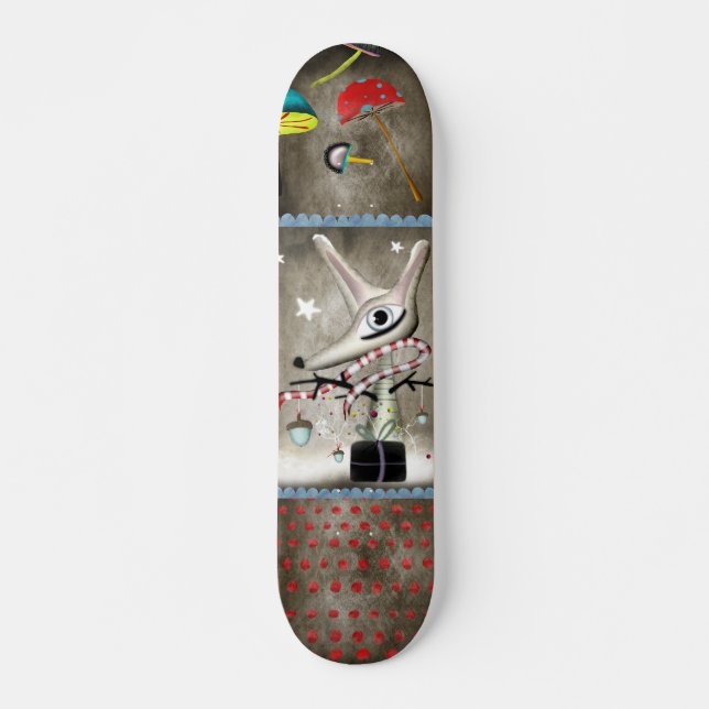 Um rapaz Fox beleza esporte de inverno Skateboard (Frente)
