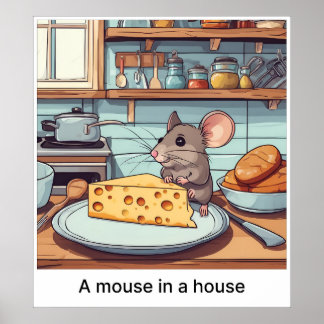 Um Rato Numa Casa - Impressão