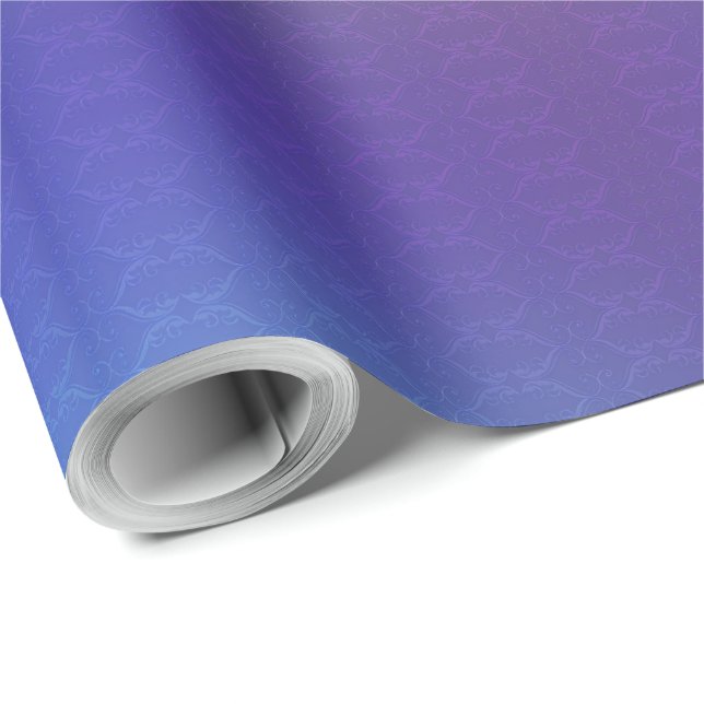 Um rolo colorido de papel de embrulho gradiente (Ponta do rolo)
