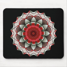 Um rosa sem mandala Mousepad dos espinhos