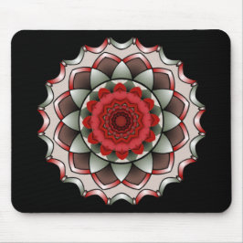 Um rosa sem mandala Mousepad dos espinhos