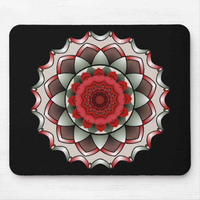 Um rosa sem mandala Mousepad dos espinhos (Frente)
