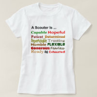 Um Scouter é… t-shirt das senhoras