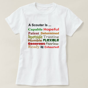 Um Scouter é… t-shirt das senhoras