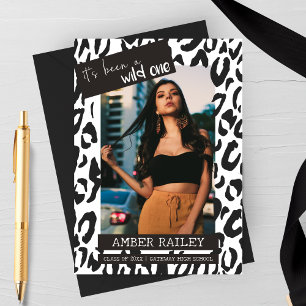 Um selvagem, anúncio de graduação de fotos