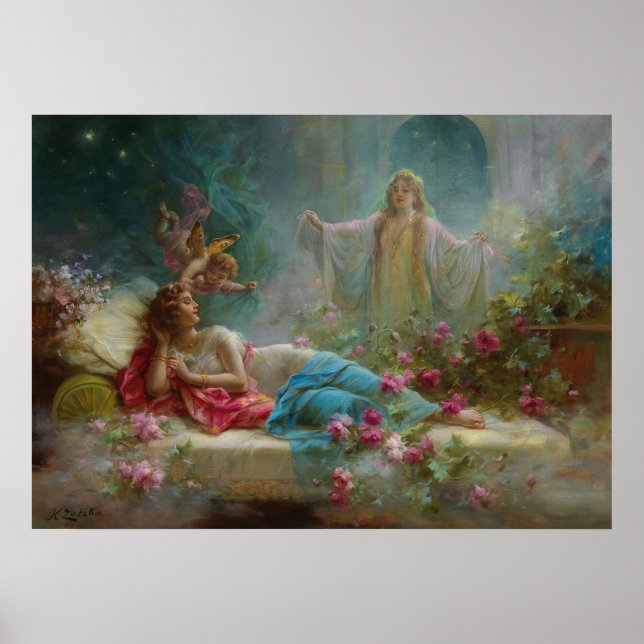 Um sonho de Hans Zatzka - poster (Frente)