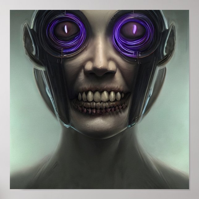 Um sorriso inquietante 2.1 - A.I. Poster (Frente)