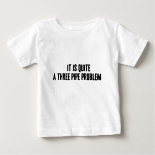 Um t-shirt da criança do problema de três