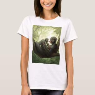 Um t-shirt do amor de mãe do Bonobo