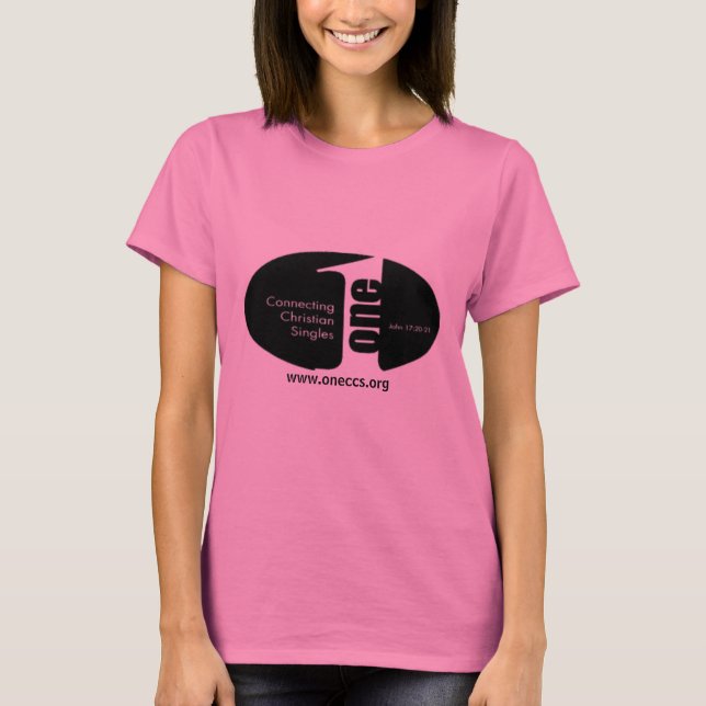 UM t-shirt longo da luva das senhoras (Frente)