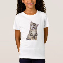 Um t-shirt pequeno adorável do gatinho