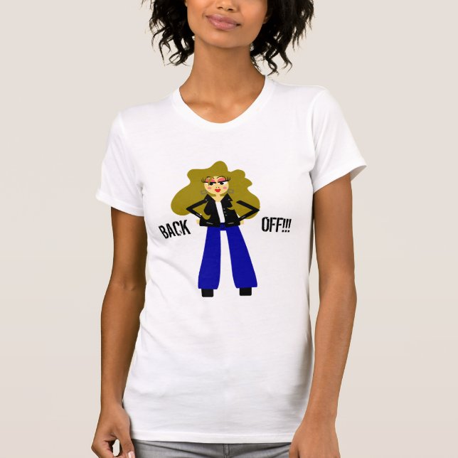 Um t-shirt pequeno da atitude (Frente)