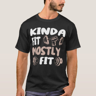 Um Tanto em Forma Principalmente Camiseta de Trein