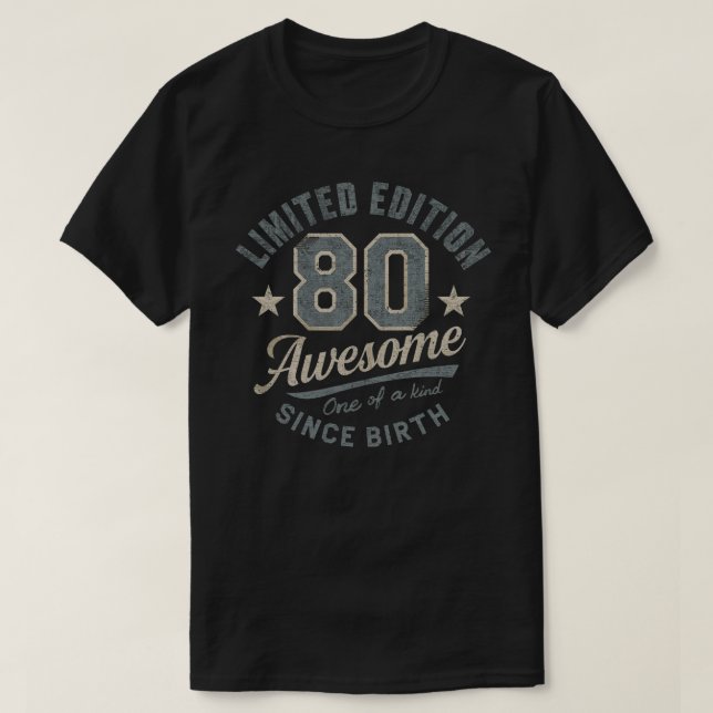 Um tipo de T-Shirt Gráfico de 80 (Frente do Design)