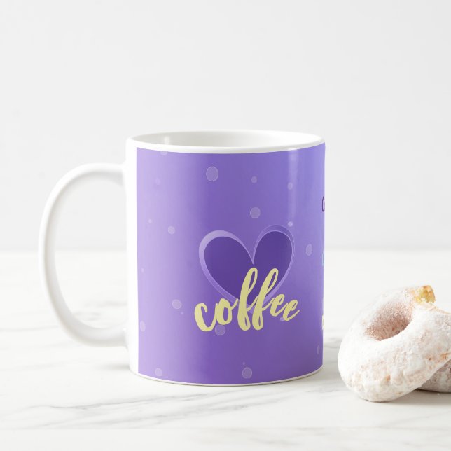 Um toque de amor em cada caneca de café (Com Donut)