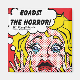 "Um toque de humor" Ovos, o horror! Íman