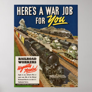 Um trabalho da guerra para você poster