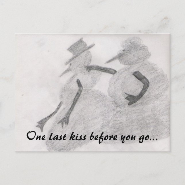 um último cartão do beijo (Frente)