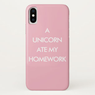 UM UNICORN COMEU MINHA capas de iphone rosa DE TRA
