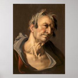Um Velho - Abraham Bloemaert Poster de Belas Artes