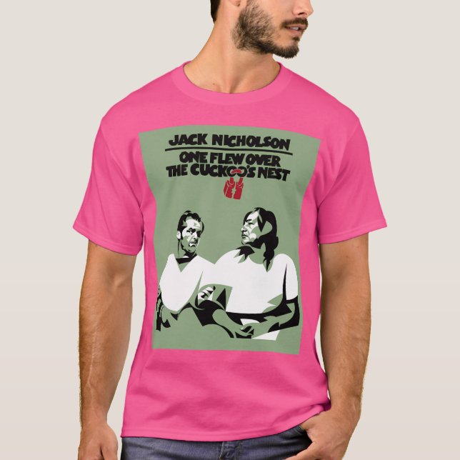 Um Voou Sobre A Poster De Camisa Do Ninho Do Cuco (Frente)