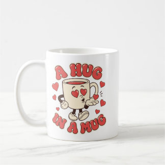 Uma Abraço numa Caneca Fofa para Amantes de Café