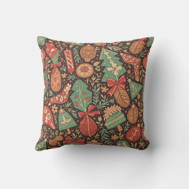 uma almofada de Natal emocional (Verso)