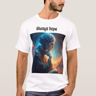 Uma bela camisa para pensar, sempre há esperança