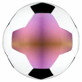 Uma bola de futebol com um design único