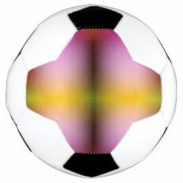 Uma bola de futebol com um padrão único