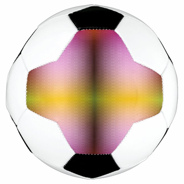 Uma bola de futebol com um padrão único (Frente)