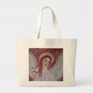 Uma cama do bolsa do jumbo dos rosas