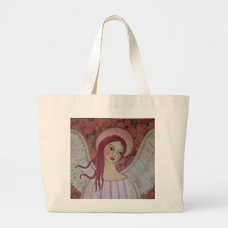 Uma cama do bolsa do jumbo dos rosas