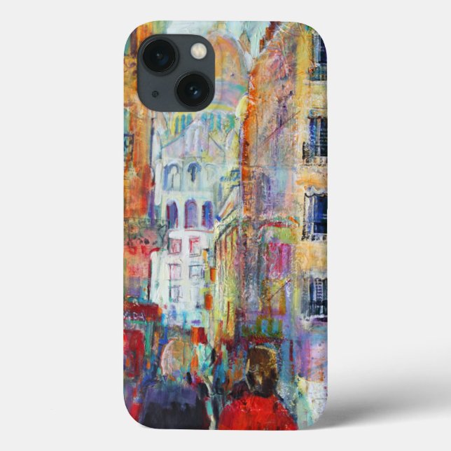 Uma caminhada da noite a Sacre Coeur (Verso)