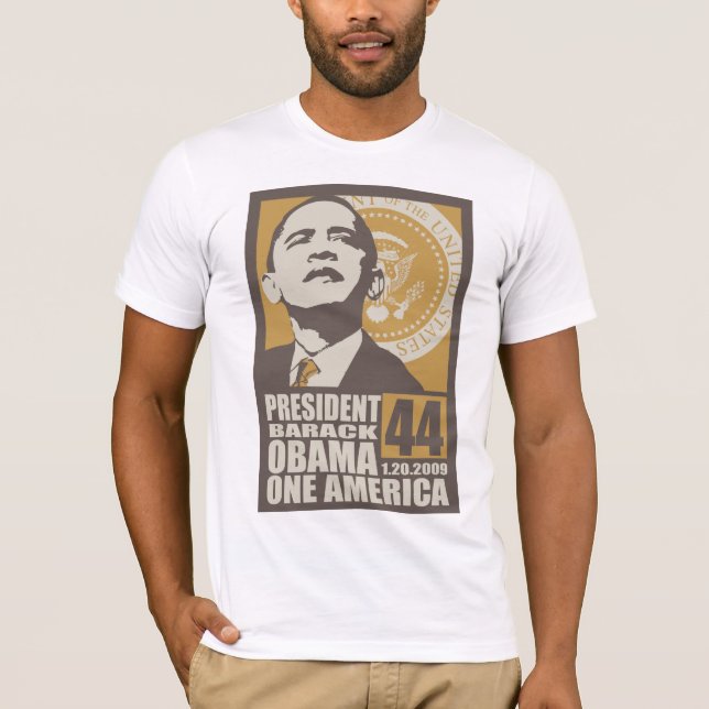 Uma camisa da inauguração de América (Frente)