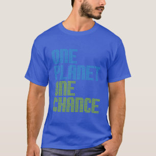 Uma camisa da possibilidade do planeta um
