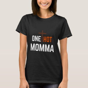 Uma camisa de mulher cristã quente