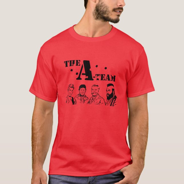 Uma camisa do grupo A Team (Frente)