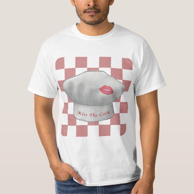Uma Camiseta Beije O Cozinheiro (Frente)