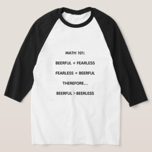 Uma camiseta com uma verdade espirituosa e boba so