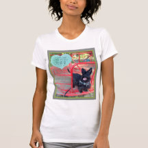 Uma camiseta de coração feliz