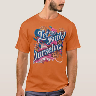 Uma camiseta de ilustração Vibrante de renderizaçã