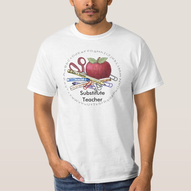 Uma camiseta de professor substituto (Frente)