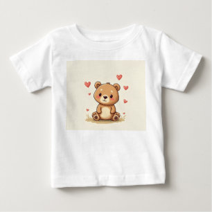 Uma camiseta de ursinho giro